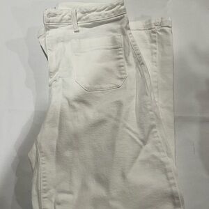 White Wide Legged Pants